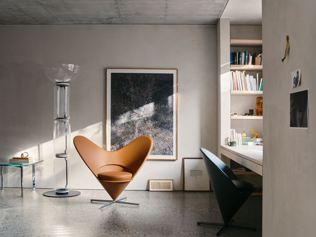 Entre cor e emoção: a Heart Cone Chair no universo de Verner Panton