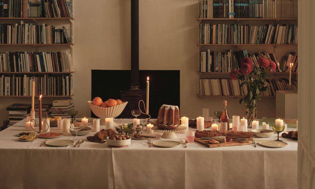 A mesa de Natal de Imogen Snell e Riccardo Castano