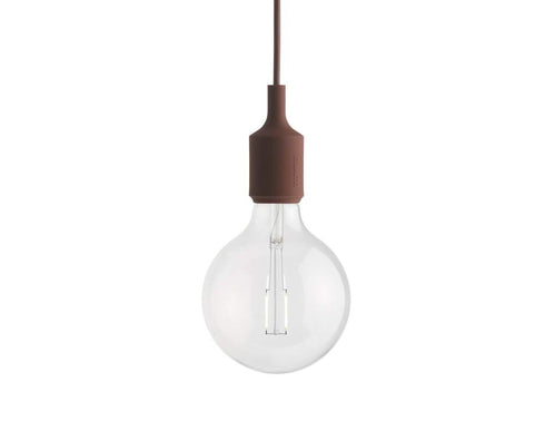 Candeeiro de Suspensão E27 com Canopy Deep Red