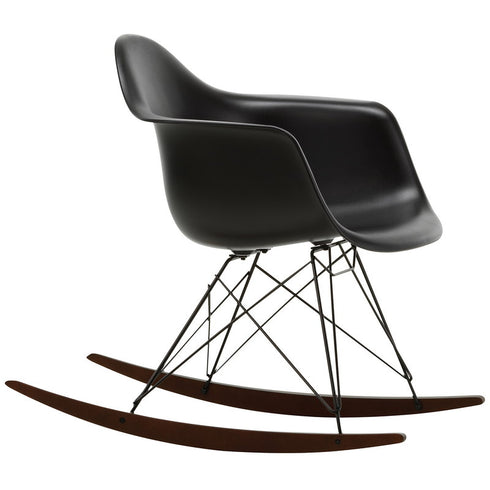 Cadeira Eames RAR / Preto Básico / Ácer Escuro