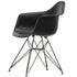 Cadeira de Plástico Eames DAR / Deep Black