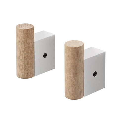 Attach Coat Hook 2 Pcs / Oak