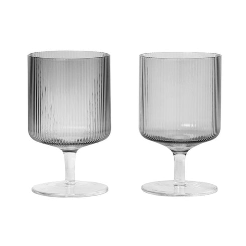Ripple Wine Glasses / 2 Pcs
