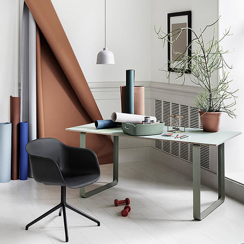 Fiber Armchair / Swivel Base