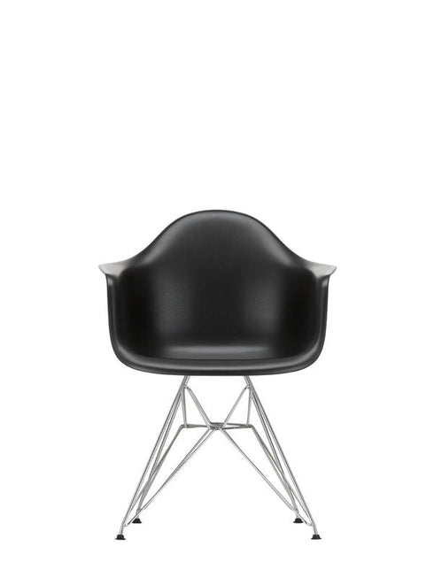 Cadeira de Plástico Eames DAR / Deep Black