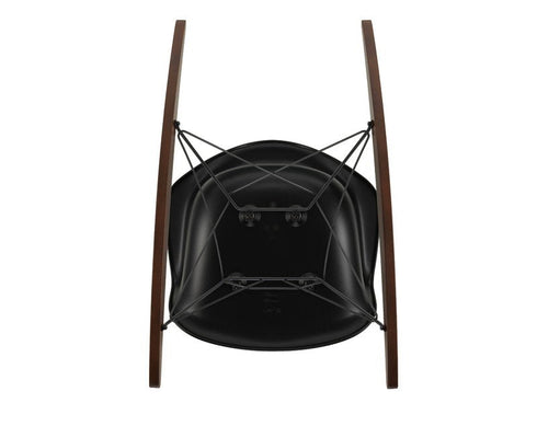 Cadeira Eames RAR / Preto Básico / Ácer Escuro