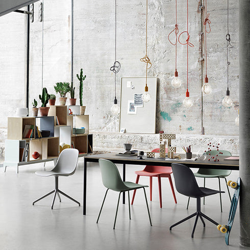 Fiber Side Chair / Swivel Base