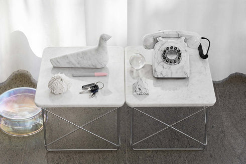 Mesa de Apoio Eames LTR / Cromada