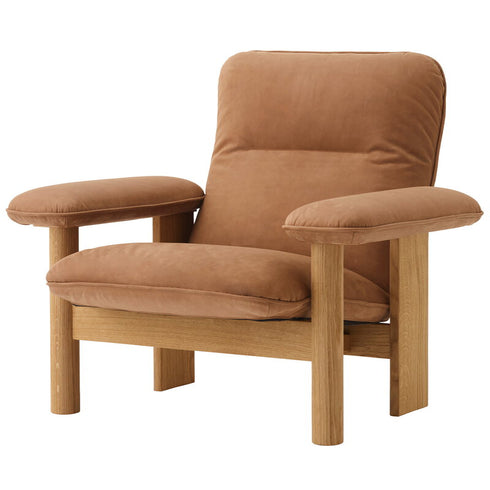 Brasilia Lounge Chair / Oak