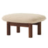 Brasilia Ottoman / Walnut