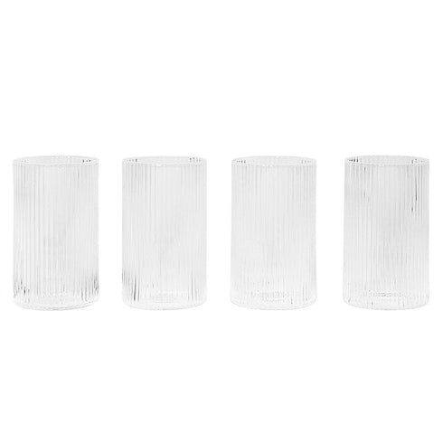 Ripple Verrines Glasses / 4 Pcs