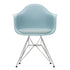 Eames DAR Plastic Armchair / Fabric Seat / Chrome Base