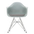 Eames DAR Plastic Armchair / Fabric Seat / Chrome Base