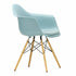 Eames DAW Plastic Armchair / Fabric Seat / Ash Base