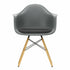 Eames DAW Plastic Armchair / Fabric Seat / Ash Base