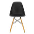 DSW Plastic Eames Chair / Fabric Seat / Maple Base