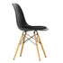 DSW Plastic Eames Chair / Fabric Seat / Maple Base