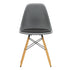 DSW Plastic Eames Chair / Fabric Seat / Maple Base