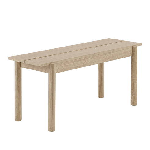 Linear Wood Bench 110x34cm