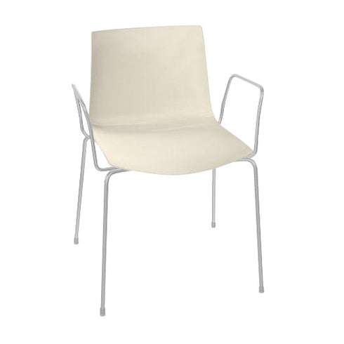 Catifa 46 0251 Armchair Unicoloured Frame Chrome