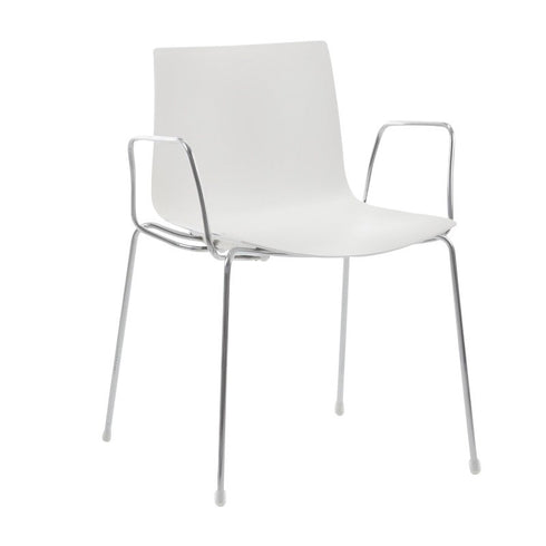 Catifa 46 0251 Armchair Unicoloured Frame Chrome