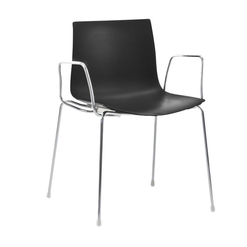 Catifa 46 0251 Armchair Unicoloured Frame Chrome