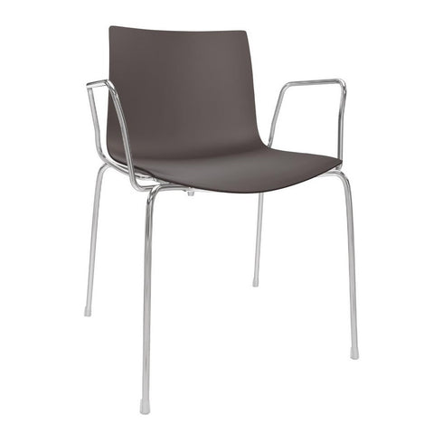 Catifa 46 0251 Armchair Unicoloured Frame Chrome