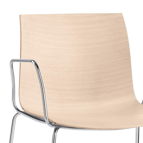 Catifa 46 0251 Armchair Unicoloured Frame Chrome