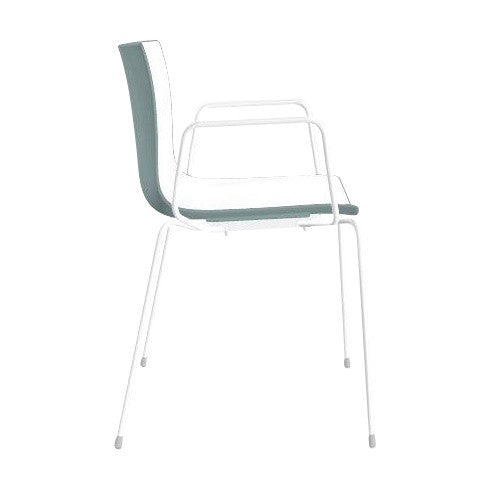 Catifa 46 0251 Armchair Bicolour Frame White