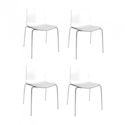 Catifa 46 0251 Chair bicoloured Set Of 4