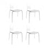 Catifa 46 0251 Chair bicoloured Set Of 4