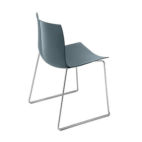 Catifa 46 0278 Chair Unicoloured Skids Chrome