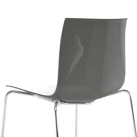 Catifa 46 0278 Chair Bicoloured Skids Chrome