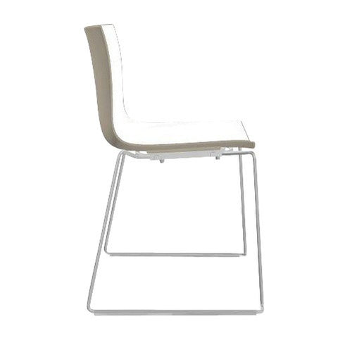 Catifa 46 0278 Chair Bicoloured Skids Chrome