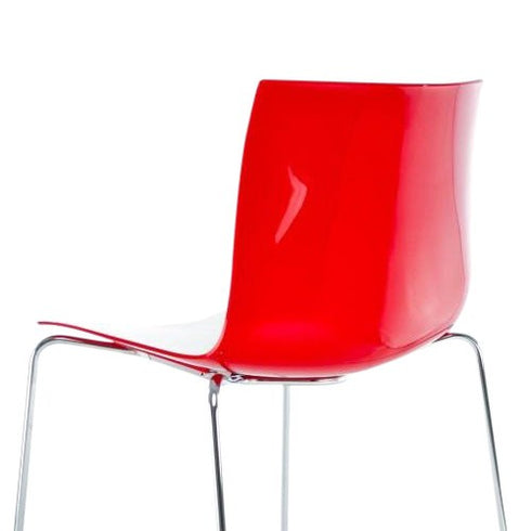 Catifa 46 0278 Chair Bicoloured Skids Chrome