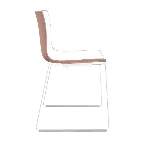 Catifa 46 0278 Chair Bicoloured Skids White