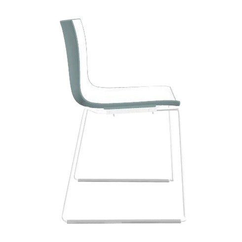 Catifa 46 0278 Chair Bicoloured Skids White