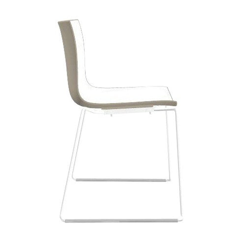 Catifa 46 0278 Chair Bicoloured Skids White