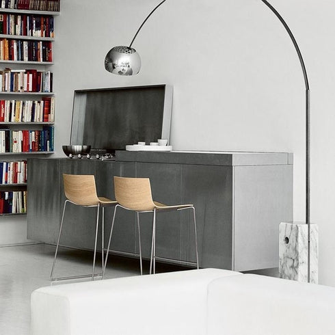 Catifa 46 0474 Bar Stool Low Unicolour Chrome