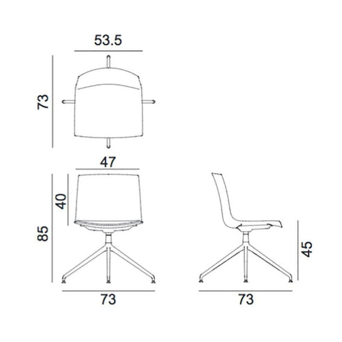 Catifa Up Soft 6204 Swivel Chair