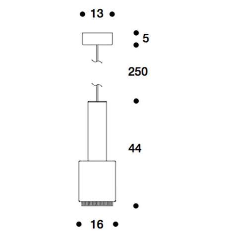 A110 Hand Grenade Suspension Lamp