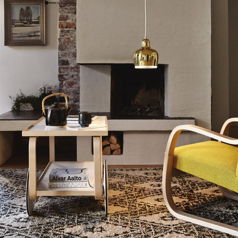 A330S Golden Bell Suspension Lamp Brass