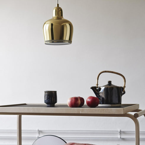 A330S Golden Bell Suspension Lamp Brass