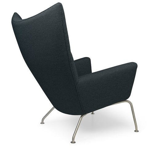 CH445 Wing Lounge CHair / Stainless Steel