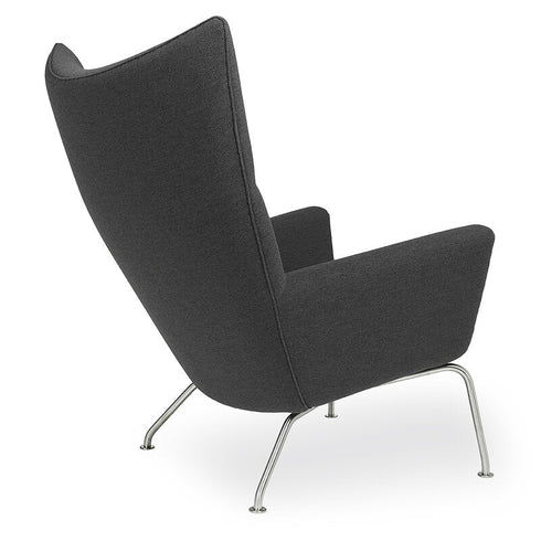 CH445 Wing Lounge CHair / Stainless Steel