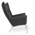 CH445 Wing Lounge CHair / Stainless Steel