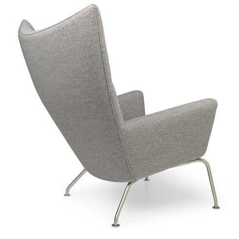 CH445 Wing Lounge CHair / Stainless Steel