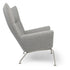 CH445 Wing Lounge CHair / Stainless Steel