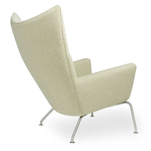 CH445 Wing Lounge CHair / Stainless Steel