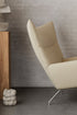 CH445 Wing Lounge CHair / Stainless Steel